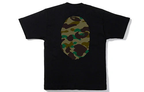 BAPE BIG APE HEAD TEE GREEN CAMO