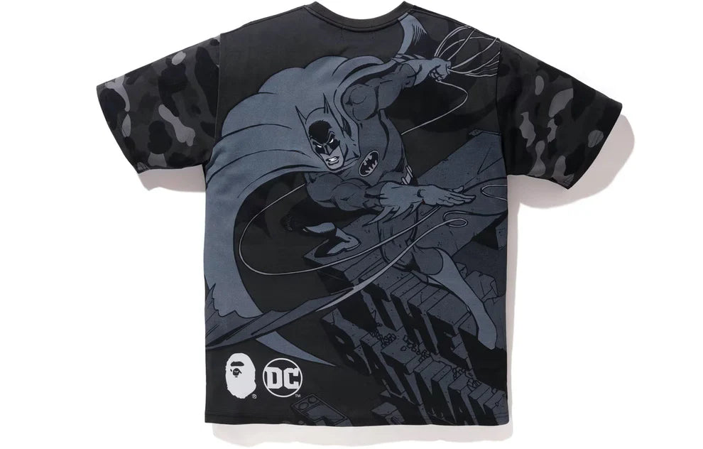 BAPE BATMAN BLACK CAMO TEE