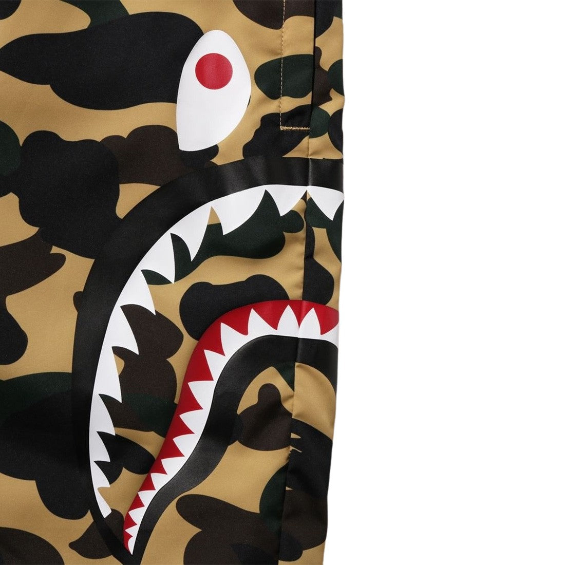 BAPE 1ST CAMO YELLOW BEACH SHORTS