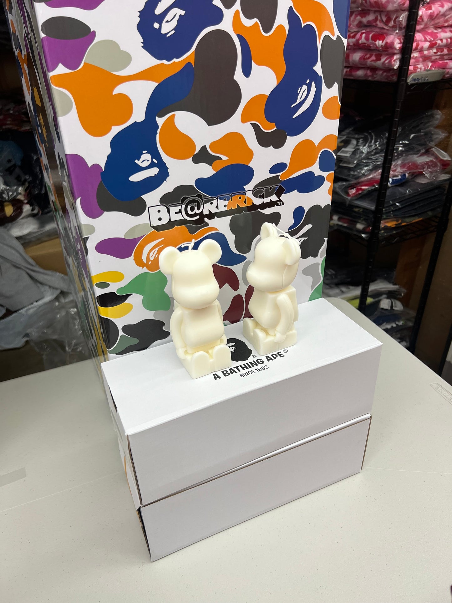 BAPE X BEARBRICK 6 INCH CANDLE $30